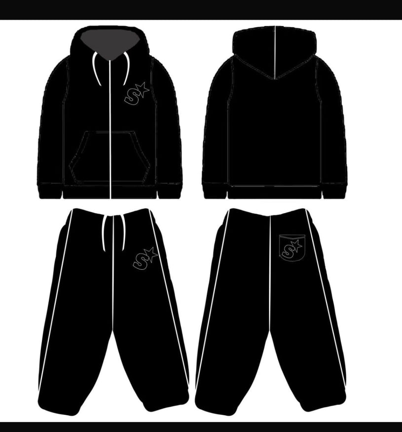 Black sable Tracksuit